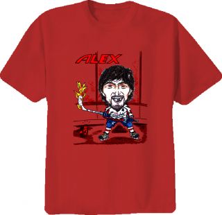 Alex Ovechkin Hockey Superstar Cartoon T Shirt