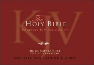 The Holy Bible Complete KJV on CD Alexander Scourby King James Version 