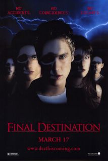 Final Destination Movie Poster 1 Sided Orig Adv 27x40