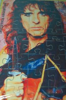 Alice Cooper Rock Puzzle Jigsaw SEALED Pack Argentina 2