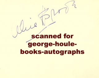 Alice Brady Autograph 1933 AA Winner