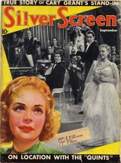 Silver Screen Movie Mag 1938 Alice Faye Cover E085