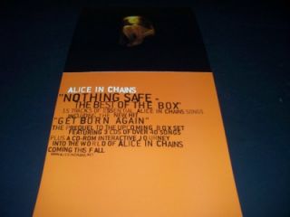 Alice in Chains Promo Album Flat The Best of The Box