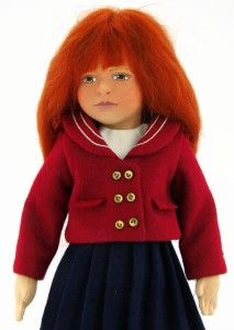   Iacono Doll Artist Maggie Made Felt Cloth Doll Alexandra #91 of 150