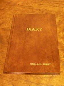 1969 Leather Field Diary of General Alfred Terry Yellowstone 