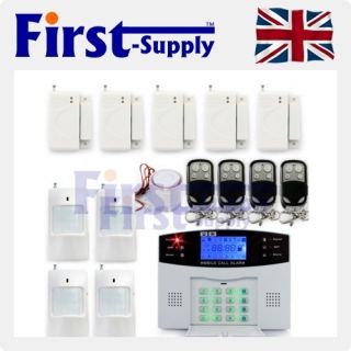 Wireless Gsm Sms Alarm System Triple Band Real Time Delay 24 Hours 