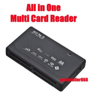 All in One Card Reader Micro SD SDHC XD CF Pro Duo M2 B