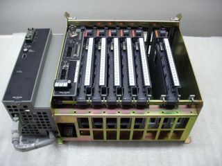 Allen Bradley Processor w Rack Power Supply and Cards