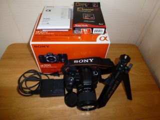 Sony A200K 10 2 MP Digital SLR Camera with 18 70mm Lens and 