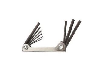 7pc folding hex key wrench set metric allen key set