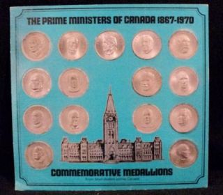 Prime Ministers of Canada Commemorative Medallions Shell Promotion