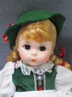   Madame Alexander 8 International Austria Doll 598 w O Box