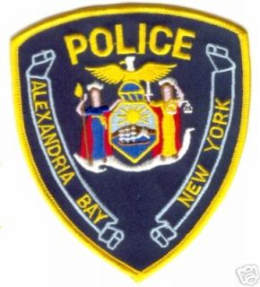 NY Alexandria Bay New York Police Dept Shoulder Patch