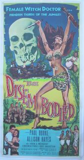 Disembodied Movie Poster 3 Sheet Allison Hayes 1958