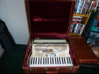 Vintage Accordion Alfiero great sound Accordian Haunted object