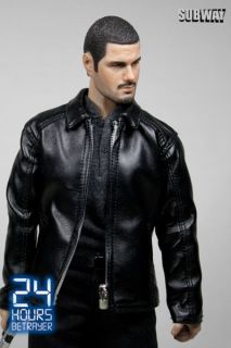  Subway Toys 24 Betrayer Tony Almeida Black Leather Jacket 03