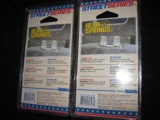 Up for auction is a ALPENA HEAD SPRINGS BLUE HEADREST SPRING 4 PACK 