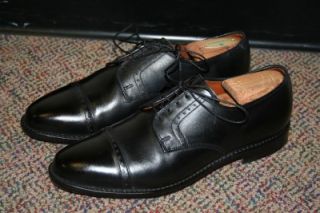 Allen Edmonds Clifton Black Cap Toe Oxford Shoes Mens Size 12 D $295 