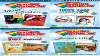 Reading Rainbow DVD Collection 4 Pack   NEW + 30 Min Bonus Materials 