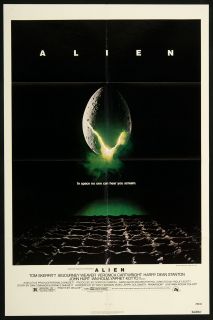 Alien 1979 Original U.S. One Sheet Movie Poster