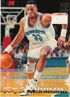 93 94 Topps Stadium Club Alonzo Mourning 1st Day Issue