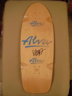 Alva Skates 1979 Steve Salba Alba 11 Reissue Skateboard Deck Blue 