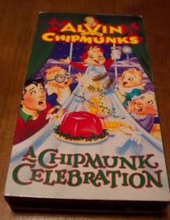 Alvin and The Chipmunks Chipmunk Celebration VHS Video