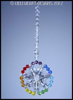 Swarovski Crystal Suncatcher Lilli Heart Designs Star of Life 