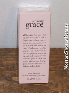 Philosophy Amazing Grace Spray Perfume Authentic New In Sealed Box 