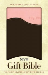 NEW NIV Gift Bible Pink/Chocolate (Leather Bound)