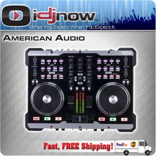 AMERICAN AUDIO VMS2 2 Channel Midi DJ Controller with Virtual DJ LE 
