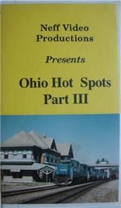 VHS Video Ohio Hot Spots Part 3 Grand Trunk CSX Conrail Norfolk 