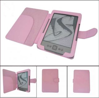   Leather Case Cover Skin Pouch for  Kindle 4 4G 4th Gen Pink
