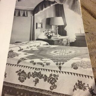 1960s American Needlework Quilt Patchwork Star of Berhlehem Pattern 