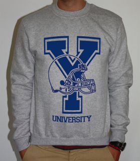Yale University American Football Team Sweater Sweatshirt Jumper sweat 