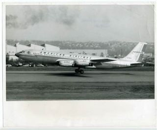 american airlines n7501a official photograph first 707 1958