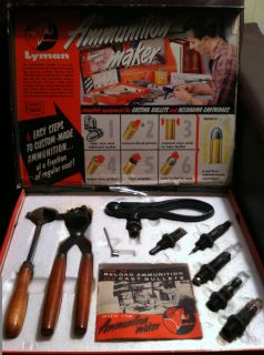 Vintage Lyman Ideal Ammunition Maker 1958 38 special mold box 
