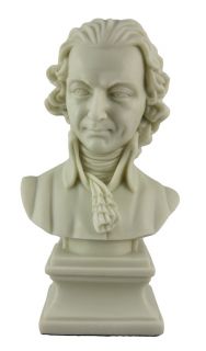   cast resin bust of wolfgang amadeus mozart is a stunning addition to