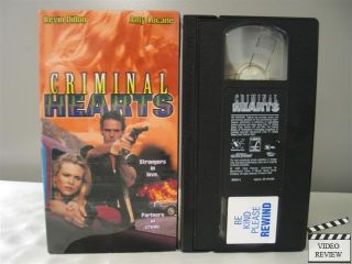 Criminal Hearts VHS Kevin Dillon, Amy Locane, M. Emmet Walsh, Morgan 