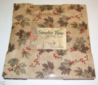 Holly Taylor Simpler Time Layer Cake 42   10 Inch Swatches Moda Quilt 