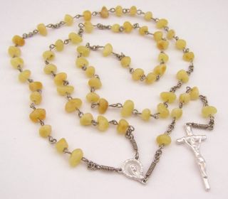 Amazing Baltic Amber Rosary from Catholic Lithuania