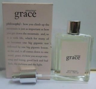 Amazing Grace Perfume by Philosophy for Women 4 0 oz Spray Fragrance 