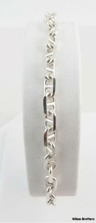 Anchor Mariner Chain Bracelet Sterling Silver 925 Italian 6 75 Women 