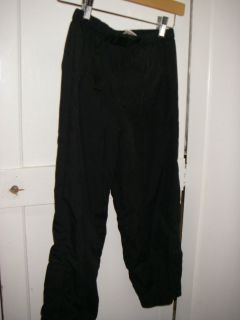 HANNA ANDERSSON Black Lined Nylon Pants Not Insulated Size 120 US sz 6 