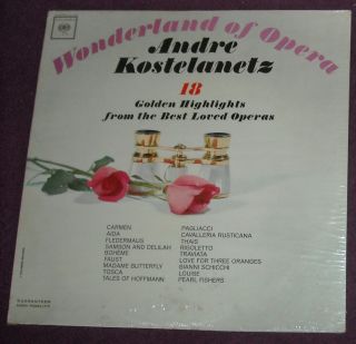 sealed 1963 andre kostelanetz wonderland of opera lp