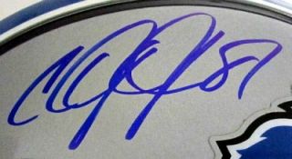 Calvin Johnson Autographed Detroit Lions Proline Helmet SI