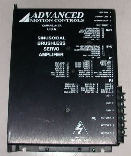 Advanced Motion Controls Sinusoidal Brushless Servo Amp
