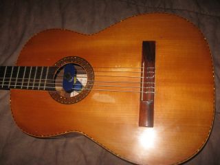   Custom Made Acoustic Guitar ANDRES SEGOVIA Vintage Classical Flamenco
