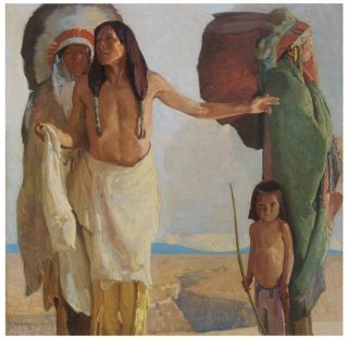   1913 Ernest L Blumenschein The American West on Canvas