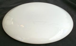 Vintage Lighting Glass Globe Ceiling Milk White Light Flying Saucer 